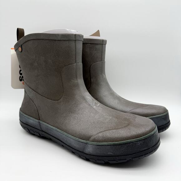 Bogs Mens Digger Mid Boot US 11 EU 44 Brown Waterproof Slip On EUC main image 13